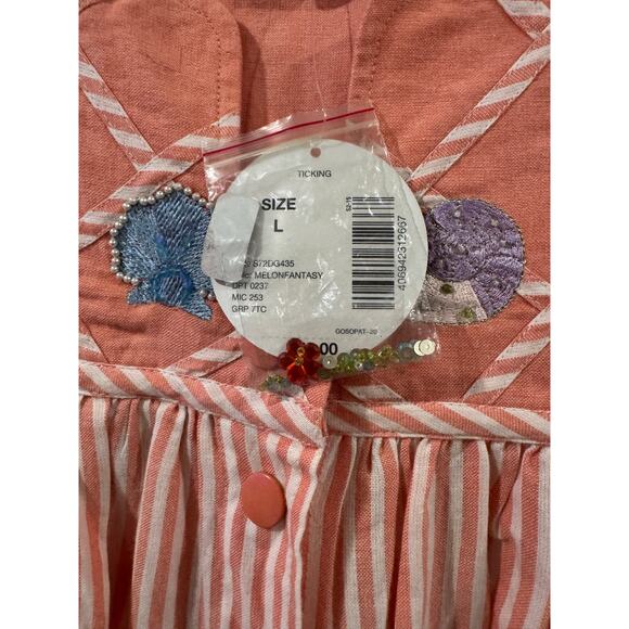 Go Softly Patio Housecoat Dress Size Large NEW - Picture 6 of 6